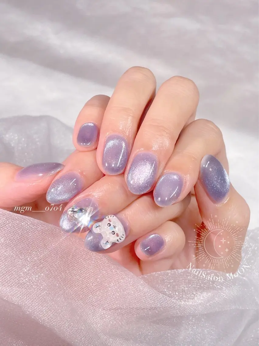 ネイル マグネットネイル ハンドネイル ハンドケア MoON...❤︎ MeGuのネイルデザイン