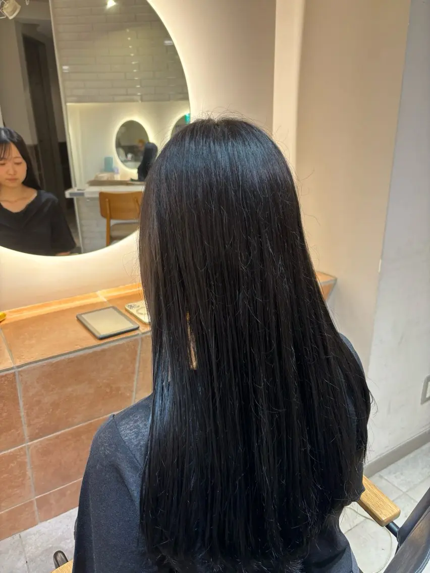 ロング カラー ベージュカラー 透明感カラー 韓国風カラー ラベンダーカラー ラベンダーピンク ヘアカラー 樋口 将輝のヘアスタイル