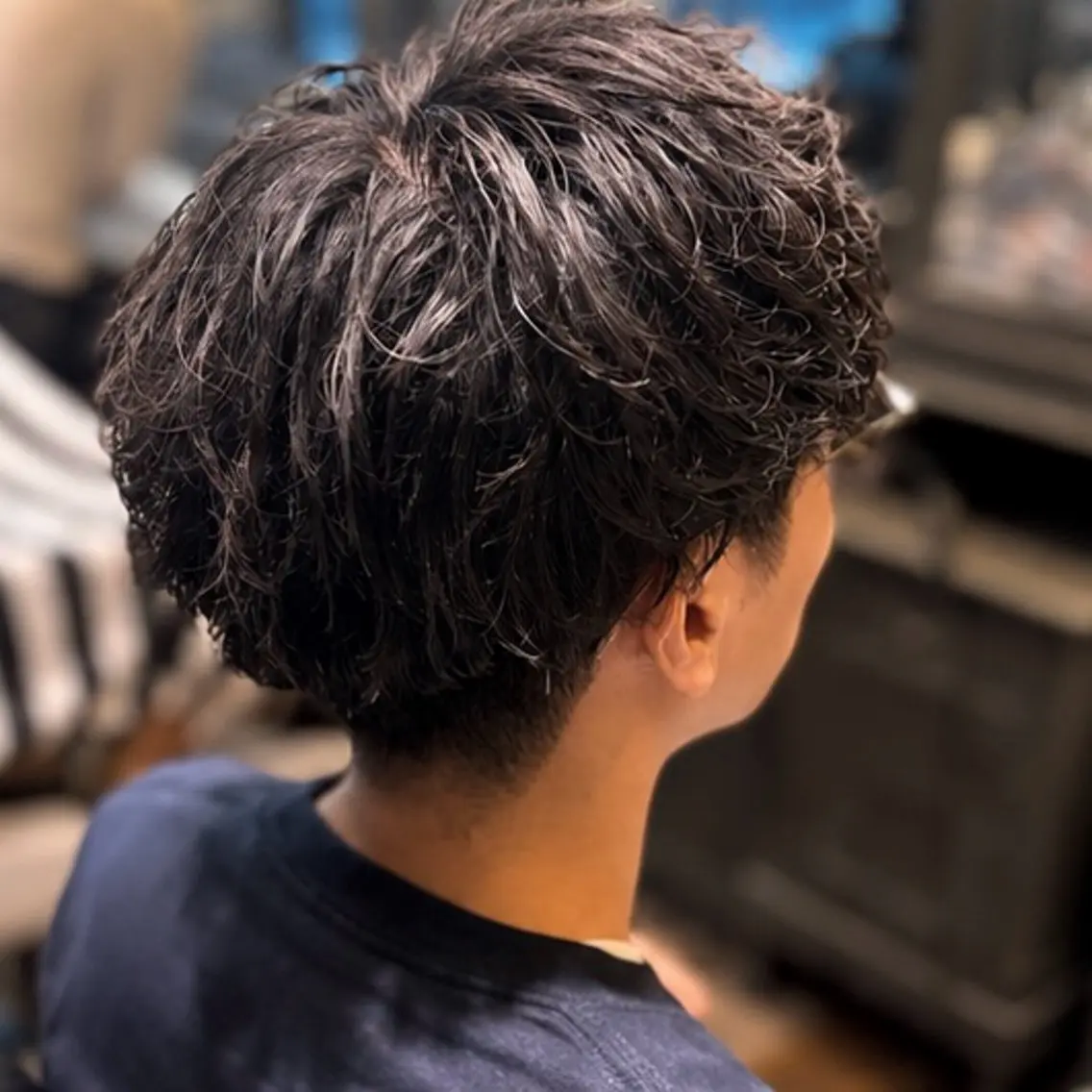メンズ マッシュ パーマ メンズ　新百合ヶ丘 HIBIKIのヘアスタイル