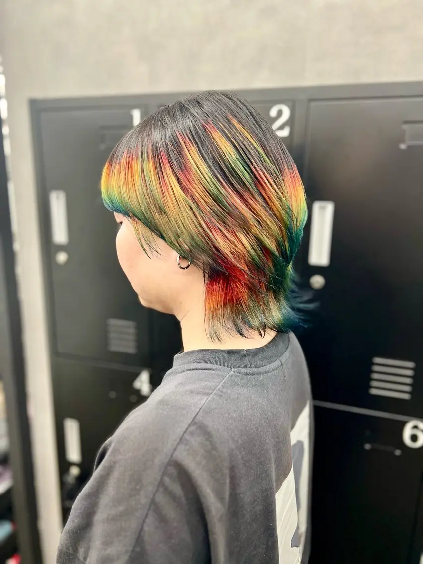 ミディアム カラー メンズ メンズブリーチ ブリーチ デザインカラー カット ヘアカラー 透明感カラー特化🫧 🦋栗原🦋のヘアスタイル