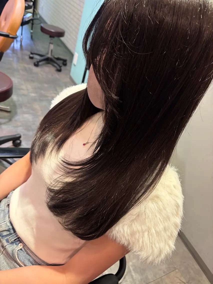 ロング カット ✨縮毛矯正モデル✨ RURUのヘアスタイル