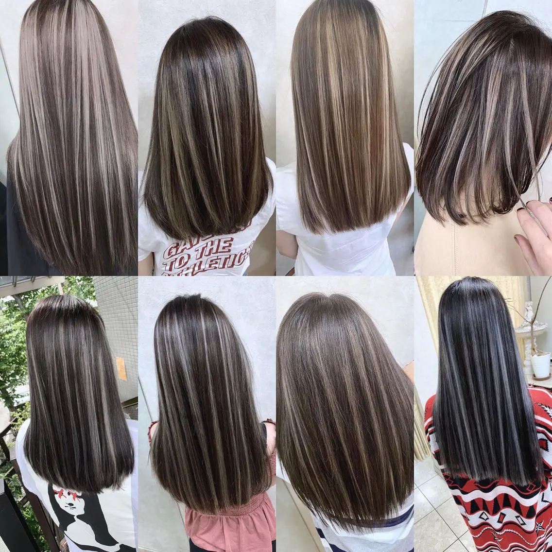 セミロング 穐田 司樹のヘアスタイル