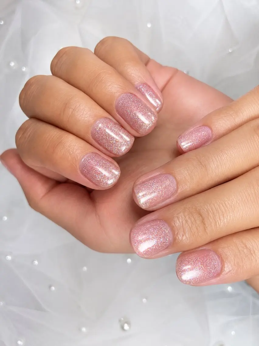 ネイル ジェルネイル キラキラネイル ラメ(グリッター) ワンカラーネイル ハンドネイル Lino nailのネイルデザイン