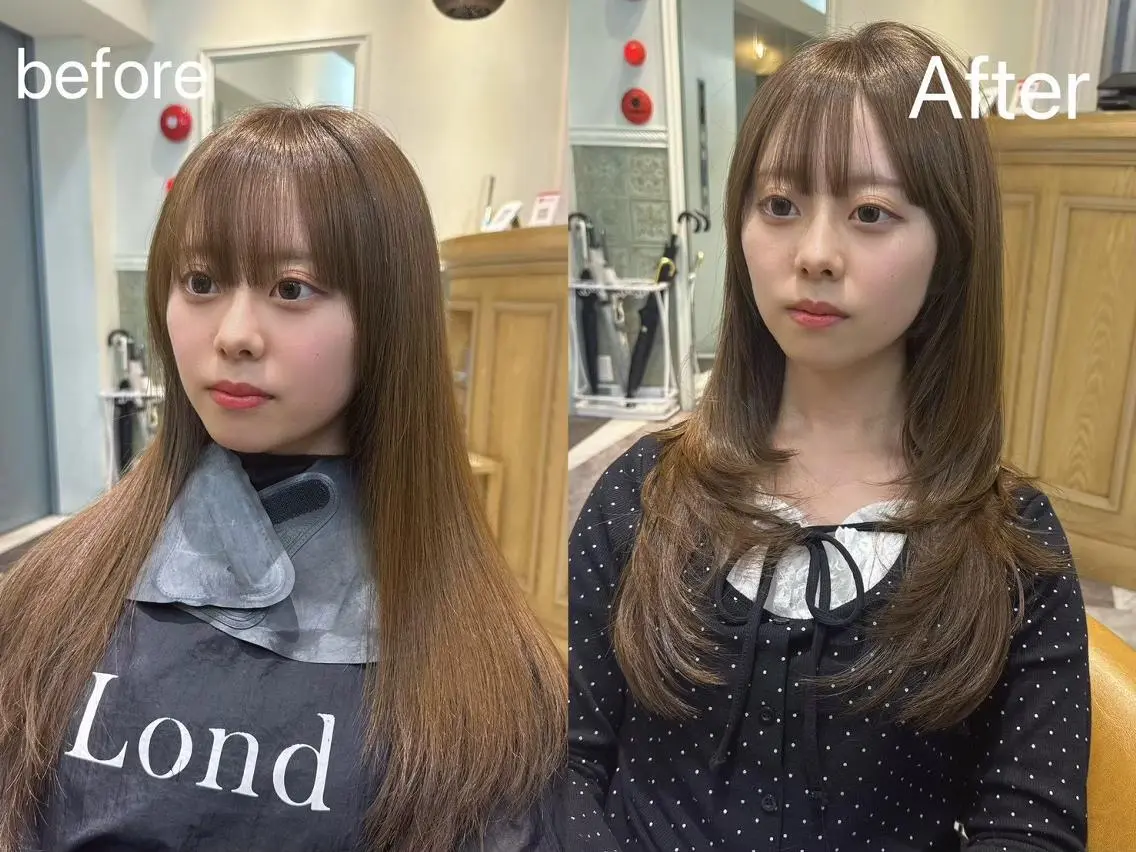 セミロング Lond alxeiaのヘアスタイル