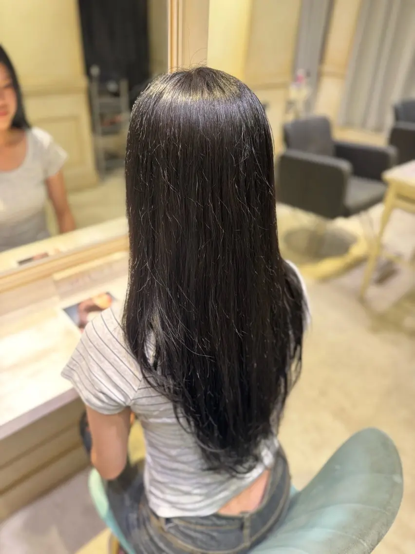 カラー ヘアカラー トリートメント 💙透明感艶カラー/ ゆうな💙のヘアスタイル