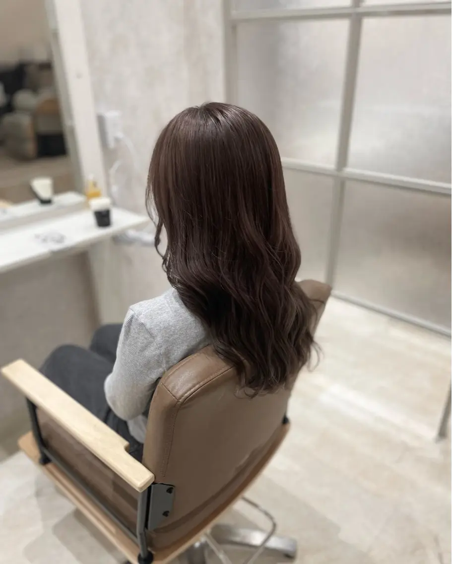 ミディアム カラー 透明感🫧ナチュラル 🍀りんたろうのヘアスタイル