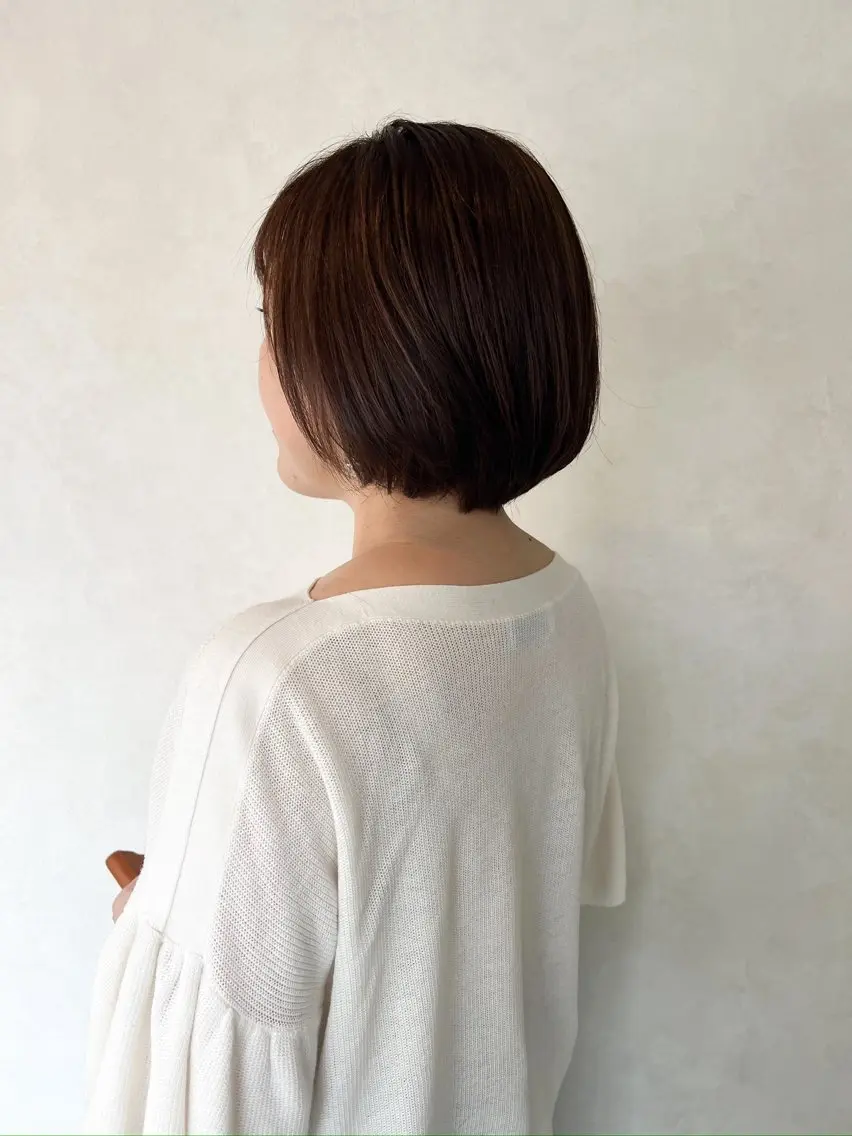 ショート ショートボブ ボブ ショートヘア 恵比寿/縮毛矯正 /メンズレディースのヘアスタイル