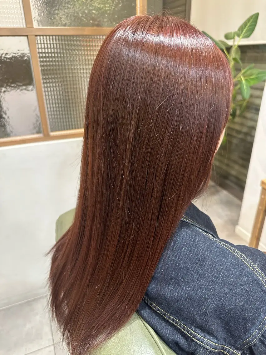 セミロング カラー desirbeaux 横尾のヘアスタイル