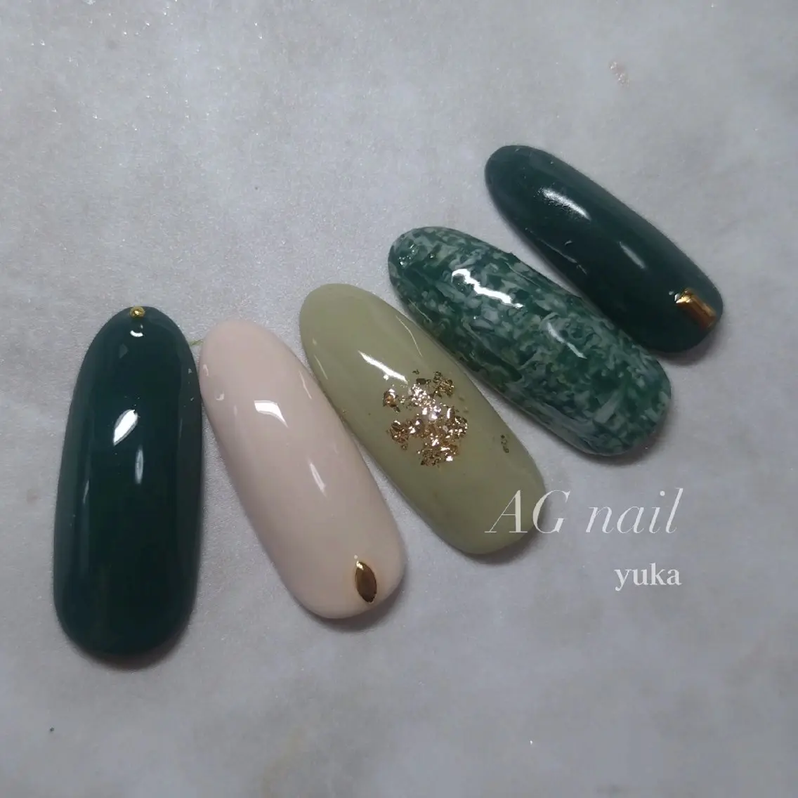 ネイル ツイードネイル ハンドネイル AGnail 富永  /オフ無料フィルインのネイルデザイン