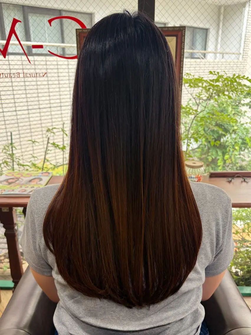 ロング カット ヘッドスパ . kanokoのヘアスタイル