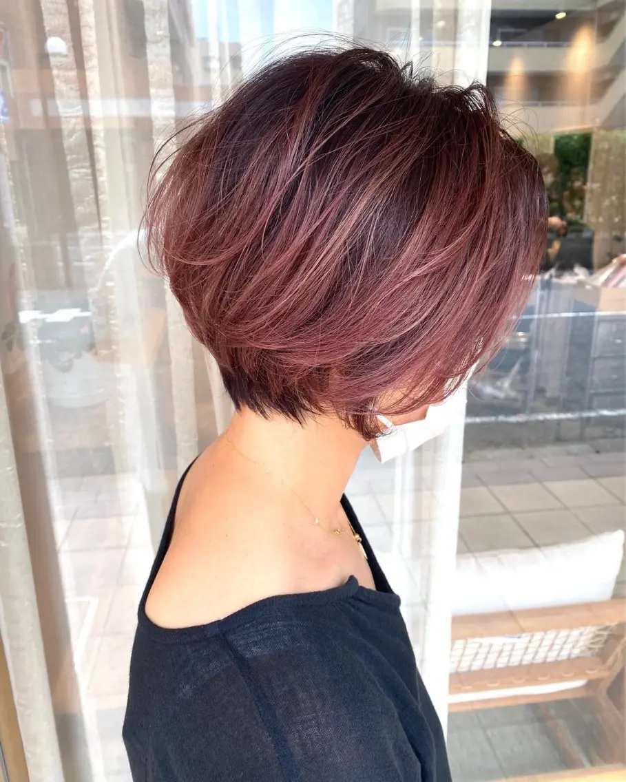 ショート やまもと さきのヘアスタイル