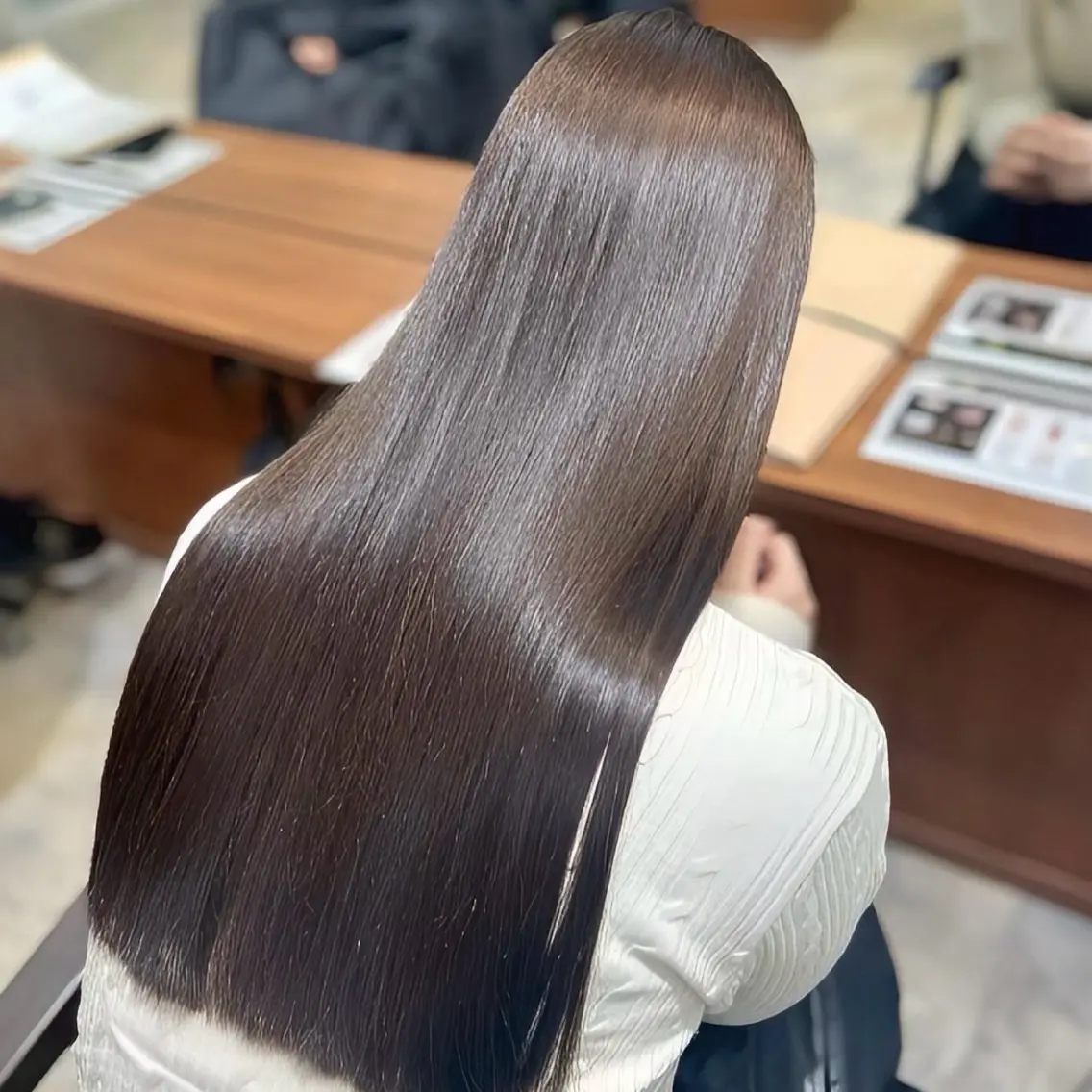 🫧モデル限定価格🫧縮毛矯正＋3stepトリートメントの写真