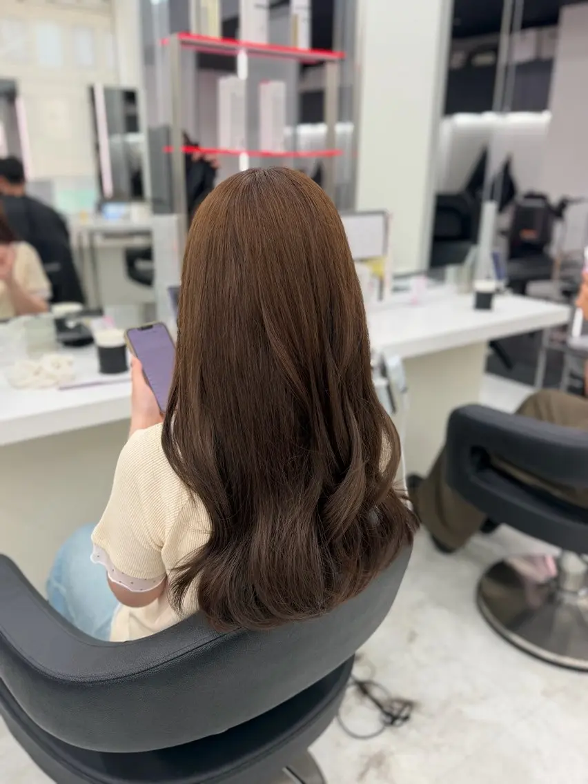 ロング カラー カット ヘアカラー 🤍レイヤー/顔周り /hirari🤍のヘアスタイル