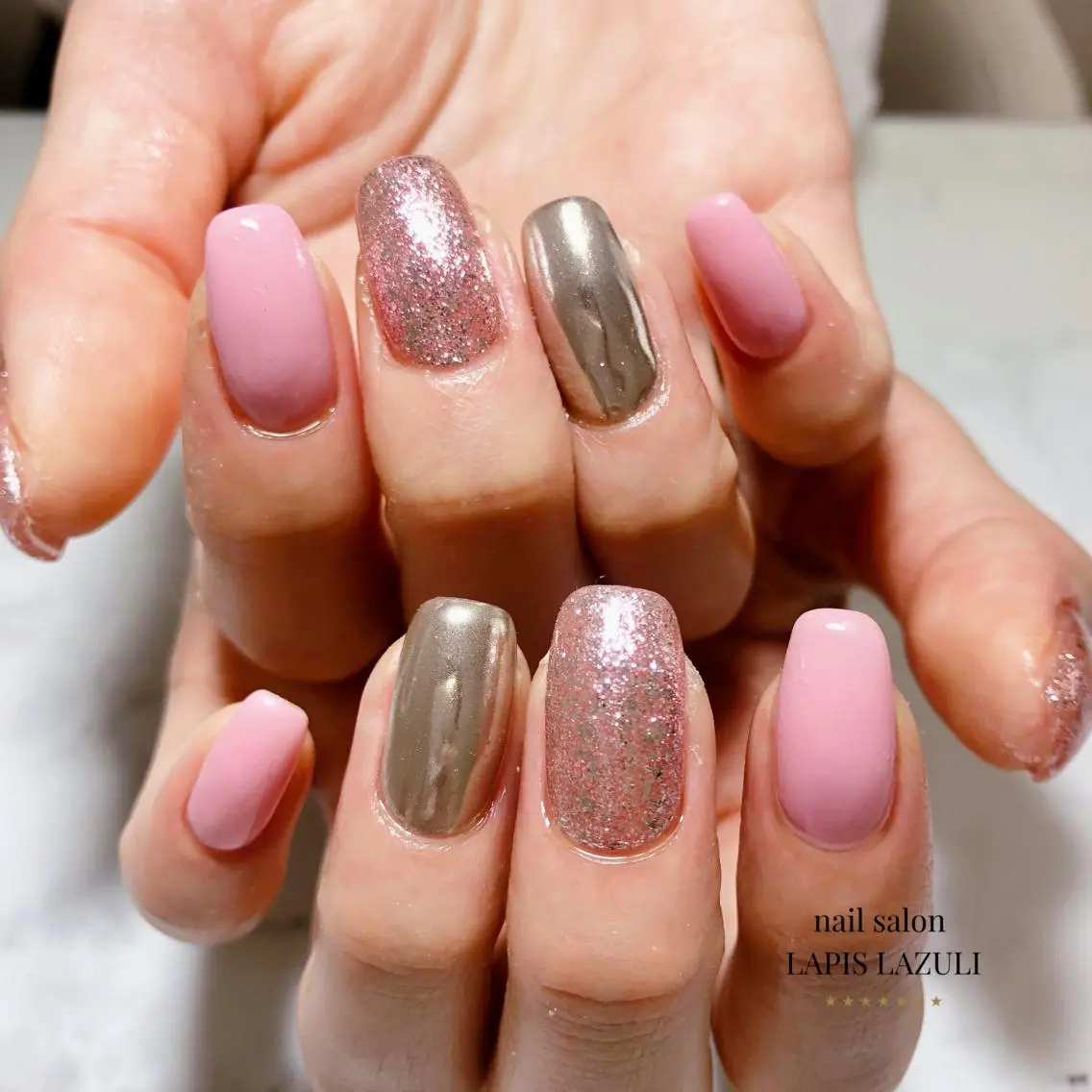 ネイル nail salon ラピスラズリのネイルデザイン