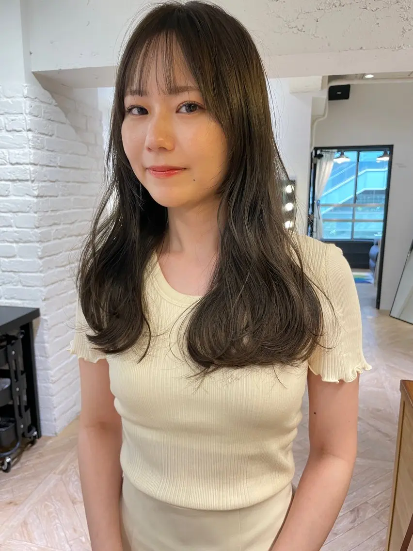 ロング カット ヘアカラー トリートメント レイヤーカット特化 🎀エリコ🌈のヘアスタイル