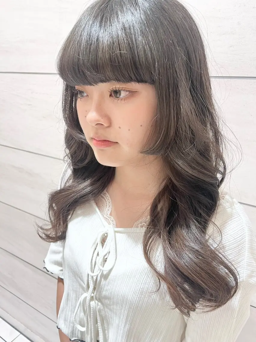 セミロング カラー ヘアカラー noll【今池駅前】 池田碧花のヘアスタイル