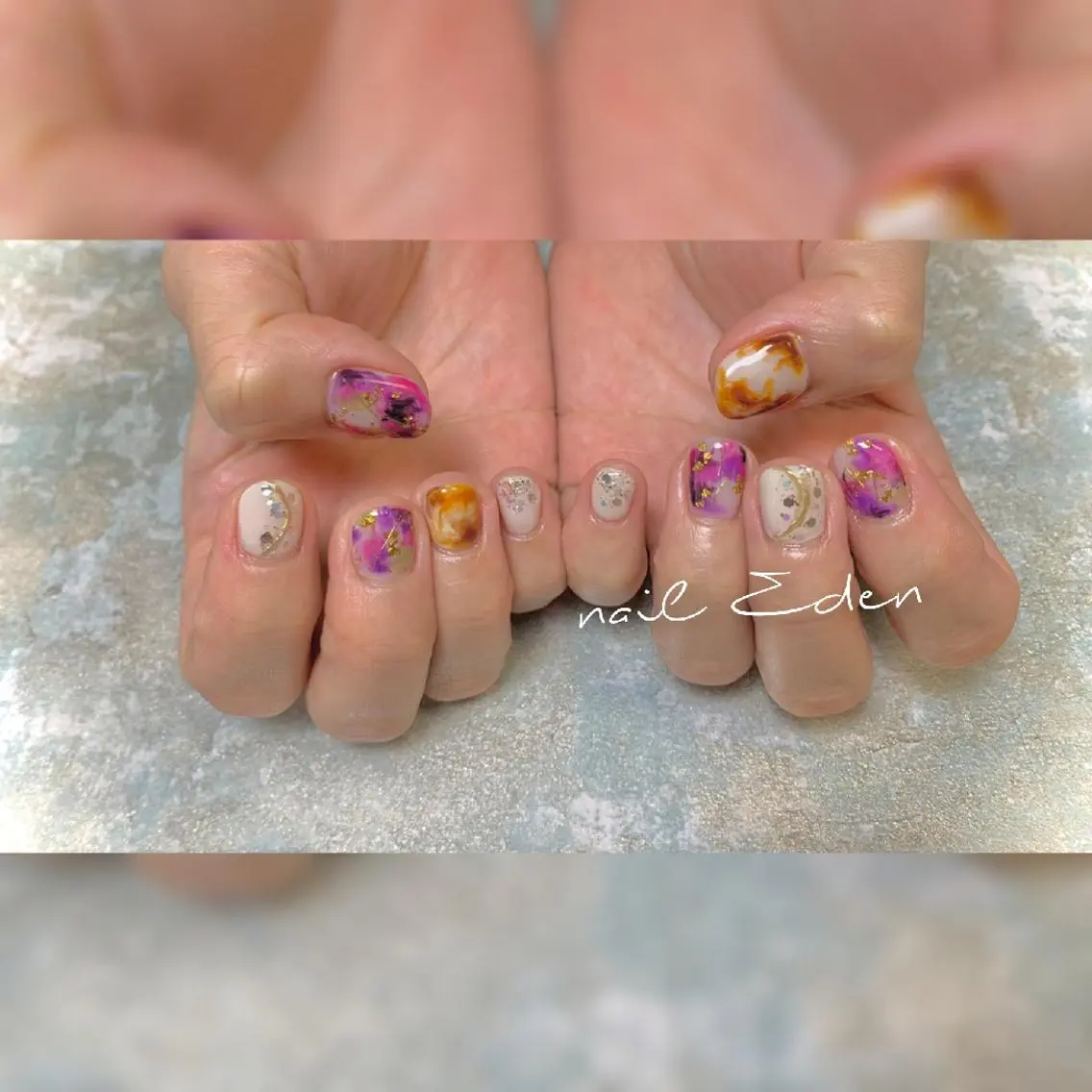 ネイル 持ち込み Eden ♾️のネイルデザイン