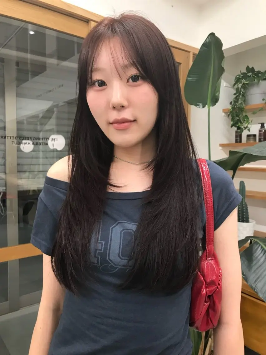 ロング カラー カット ヘアカラー 【HI / YA】 ｓｕｚｕのヘアスタイル