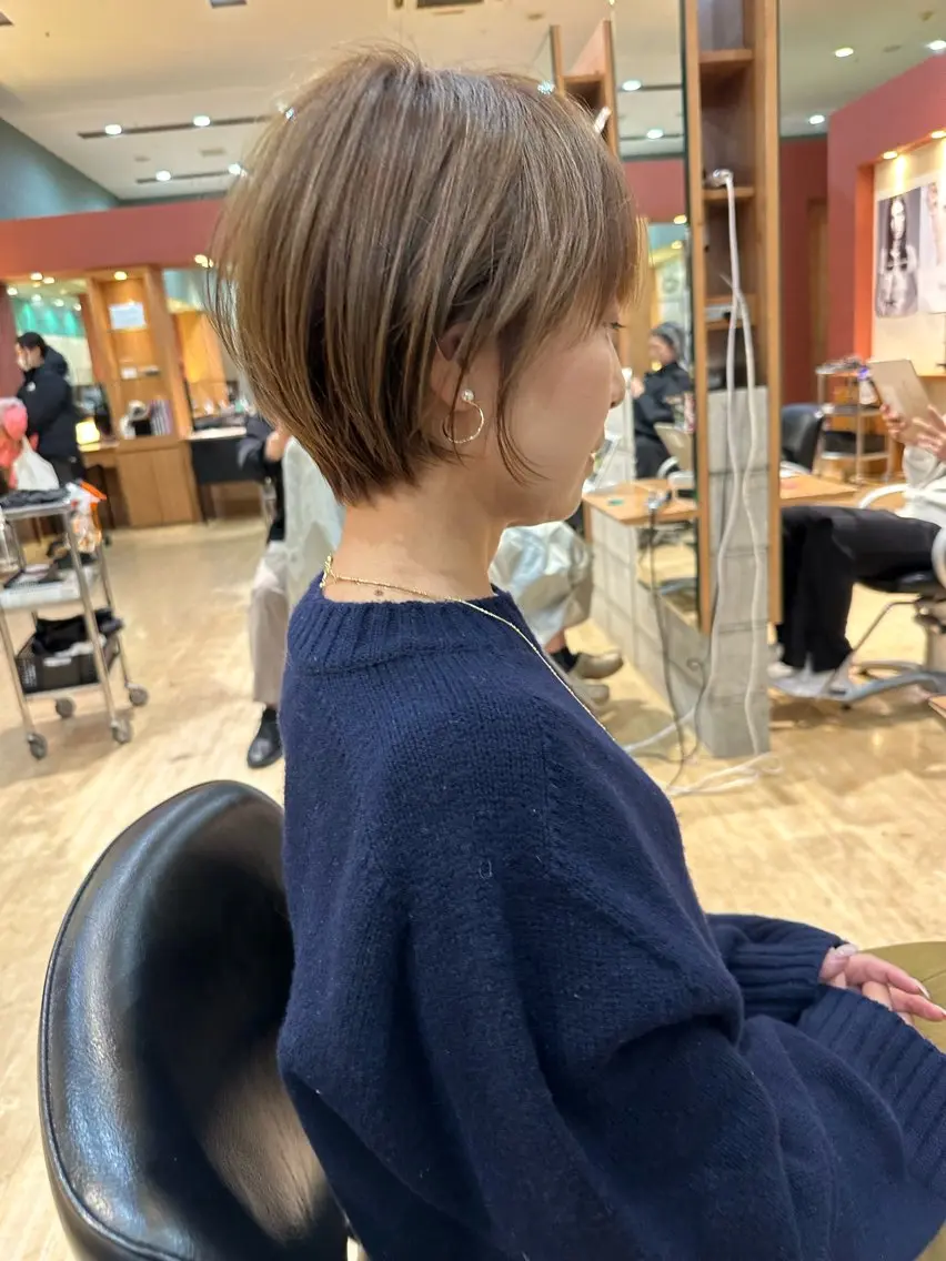 ショート ショート/レイヤー /札幌/小山内のヘアスタイル