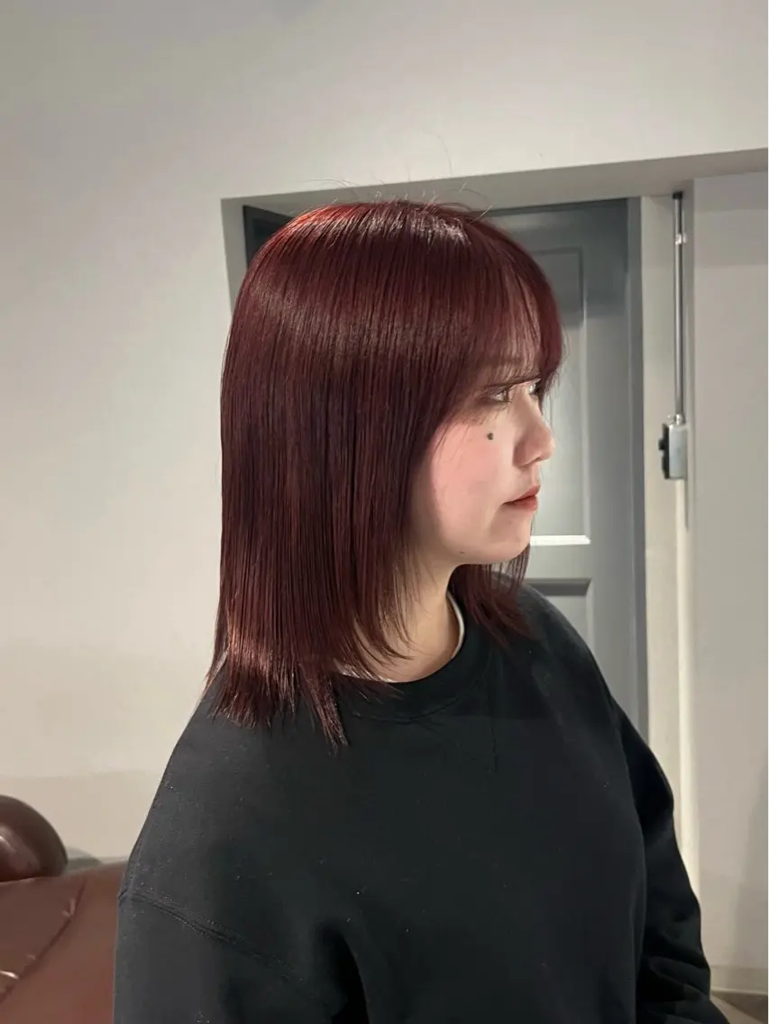 カラー ヘアカラー トリートメント 北見 桃夏のヘアスタイル