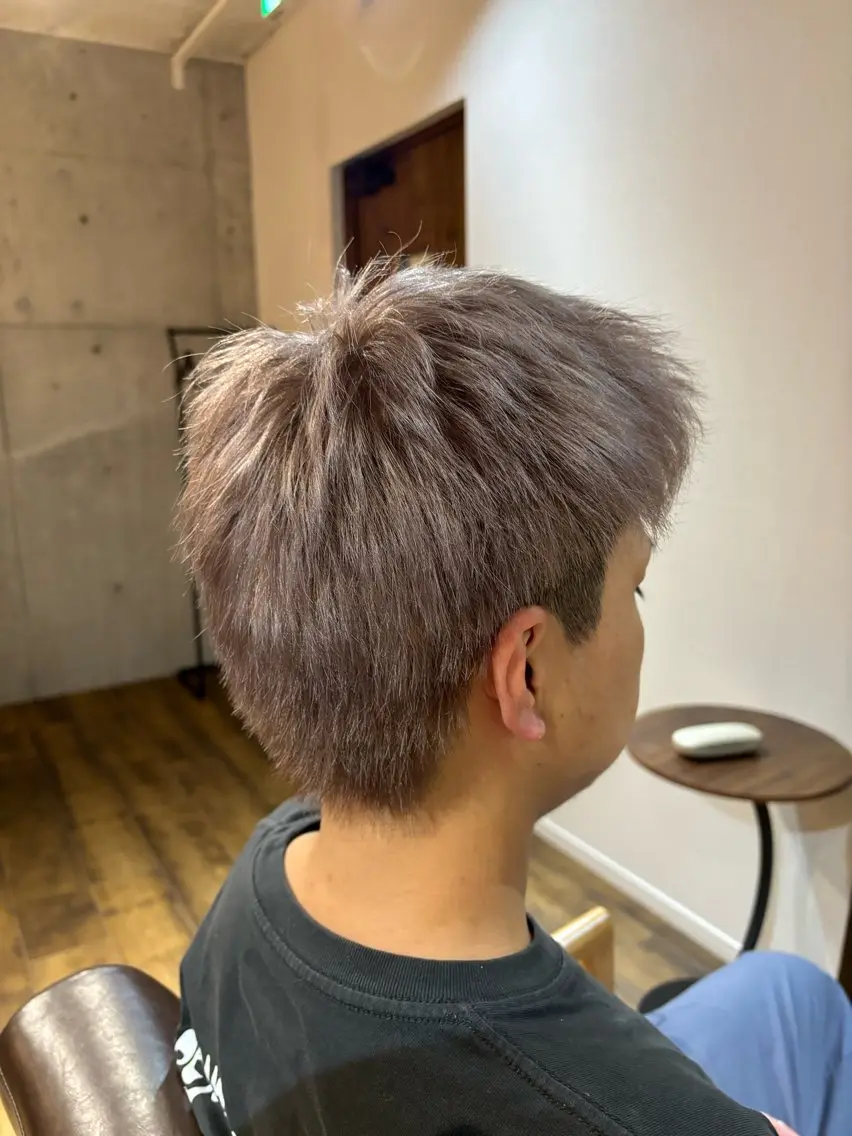 メンズカット+パーマ+カラー+眉Wax+ヘッドスパorトリートメント+メンテナンスカット通い放題(詰め込み全部)の写真
