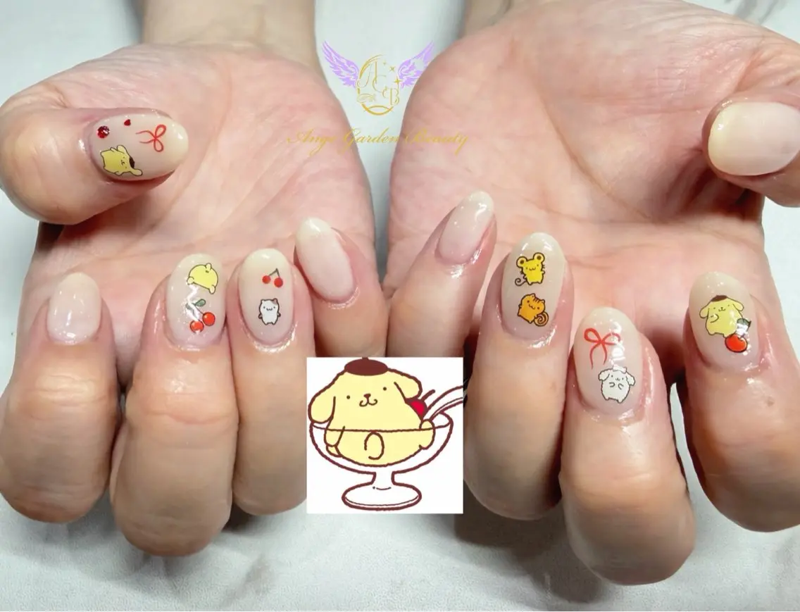 ネイル 持ち込み ハンドネイル AngeGarden Beautymihoのネイルデザイン
