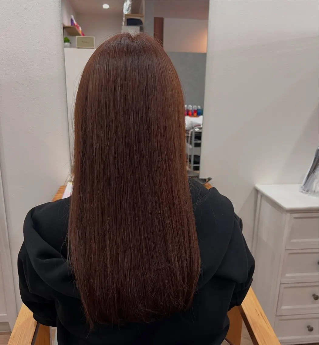 ロング 高橋 優実のヘアスタイル