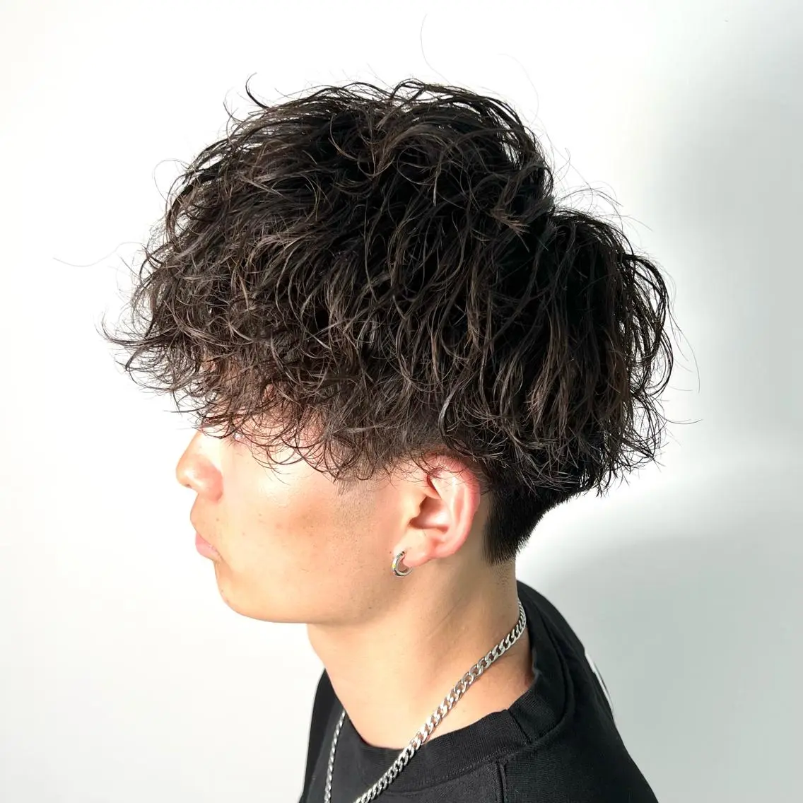 ショート パーマ メンズ ヘアカラー 柏メンズカットパーマ NO.1タイチのヘアスタイル
