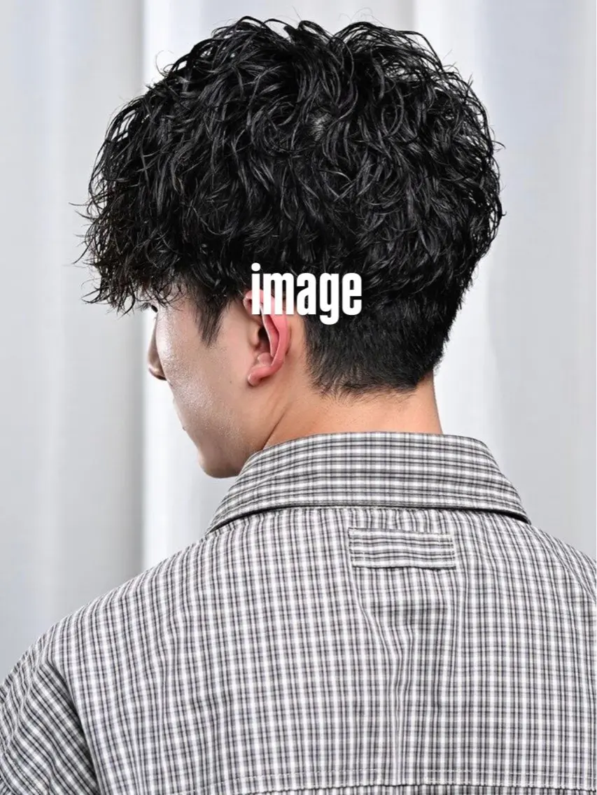 メンズ メンズパーマ カット パーマ 石平 暖のヘアスタイル