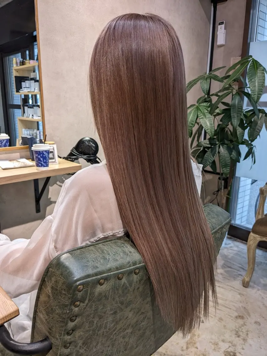 ロング ヘアカラー 𝑴𝒊𝒚𝒖 /柏/プルエクステのヘアスタイル