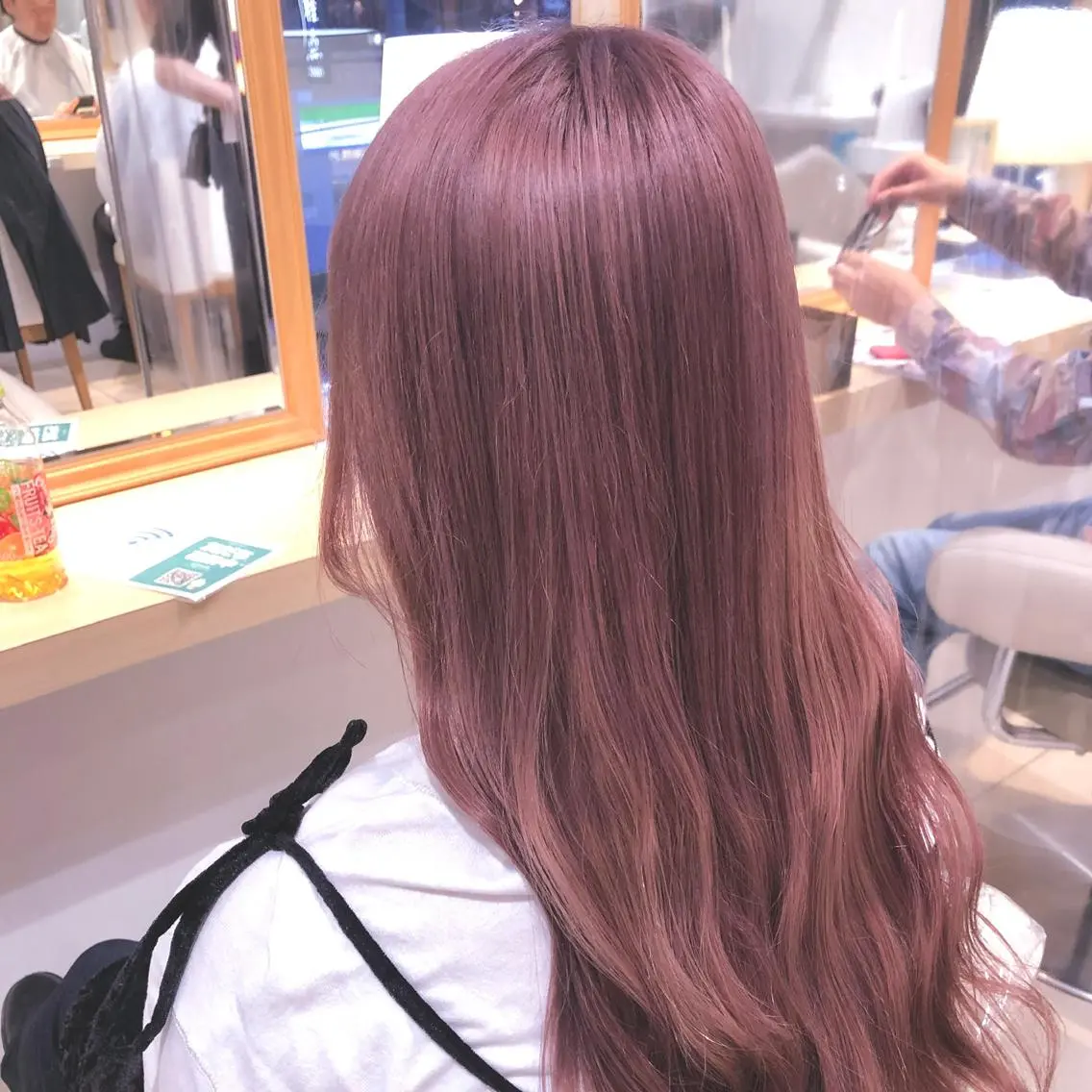 ロング カラー ハイトーンカラー ピンクカラー カット ヘアカラー トリートメント 低ダメージ施術/ 🐮牛木 史裕🐮のヘアスタイル