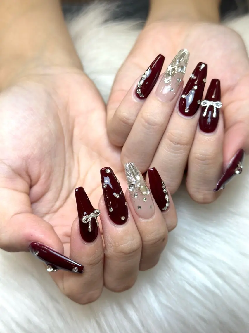 ネイル アートネイル ジェルネイル マグネットネイル ハンドネイル JennNail_ マオのネイルデザイン