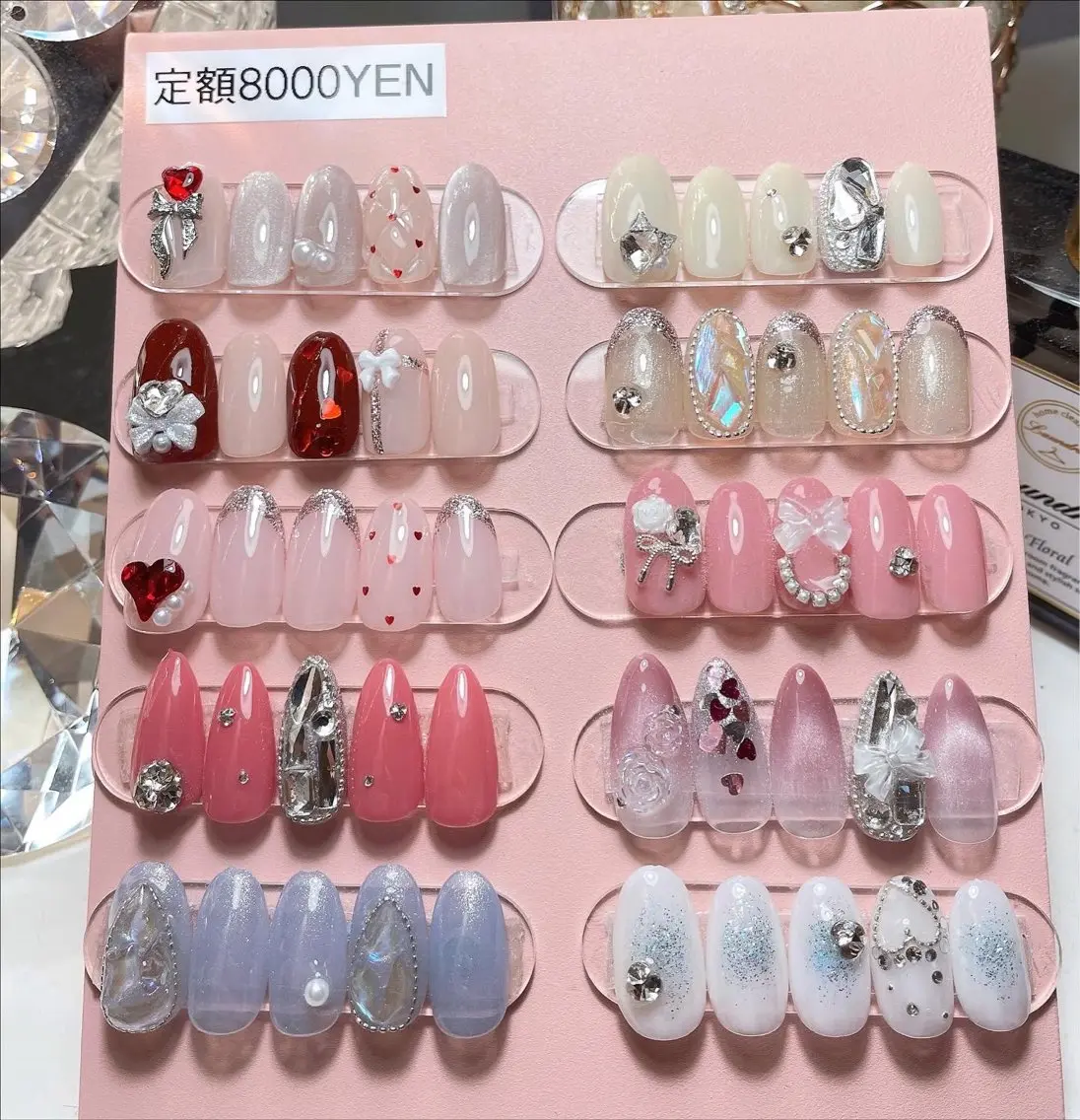 ネイル ハンドネイル 24時まで❤︎韓国、 ワンホンネイルのネイルデザイン