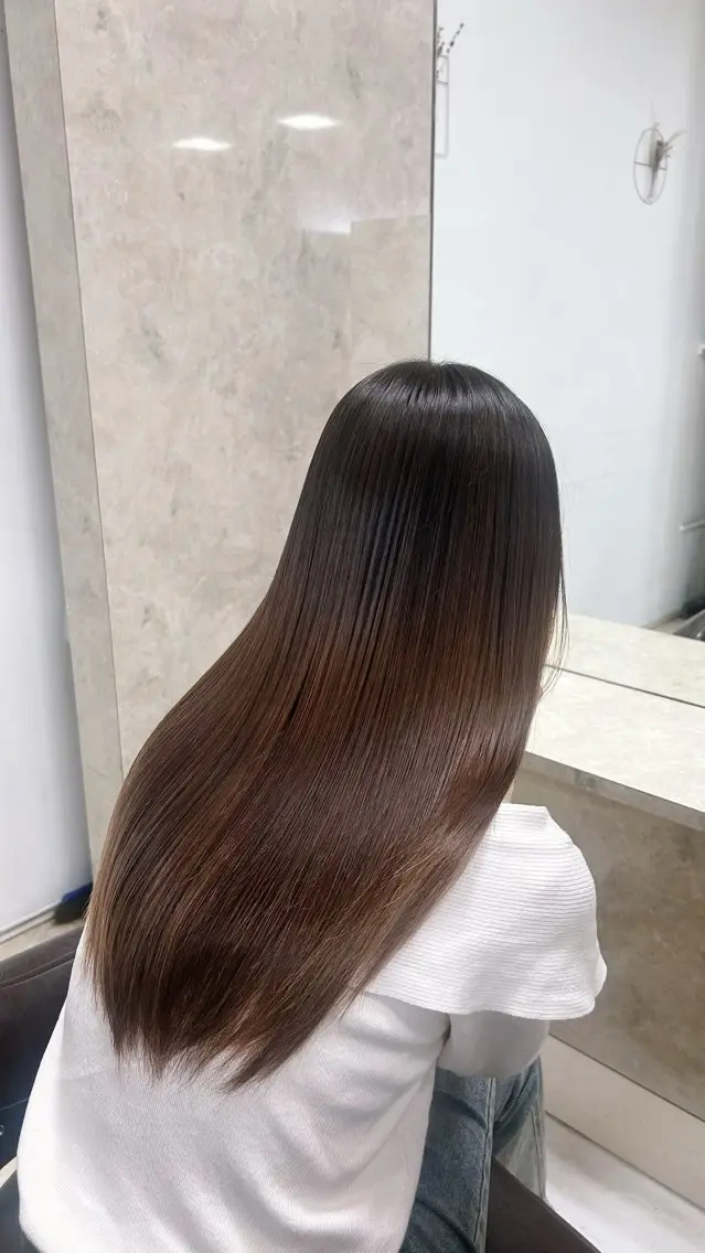 ロング ヘアカラー 暖色/ほのか ♡CARE ♡のヘアスタイル