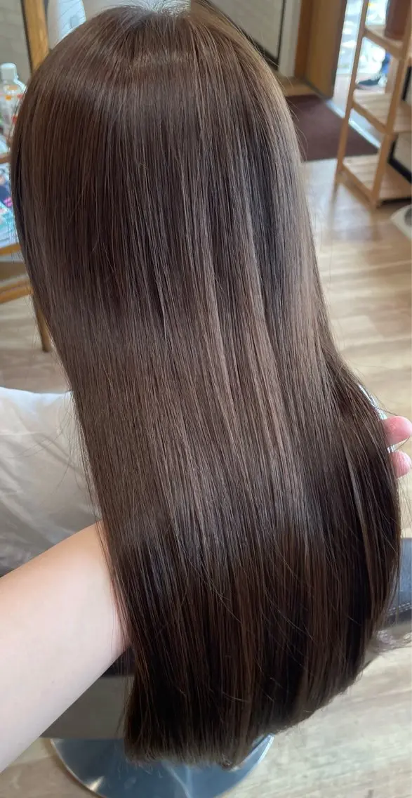 ロング ヘアカラー 10/4〜産休菊池 栄里奈のヘアスタイル