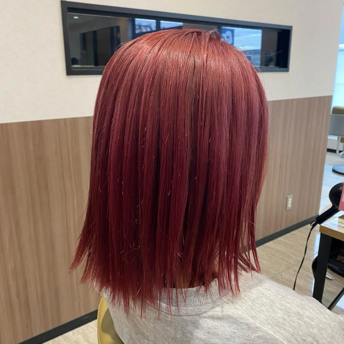 ミディアム ヘアカラー 天池 結衣のヘアスタイル