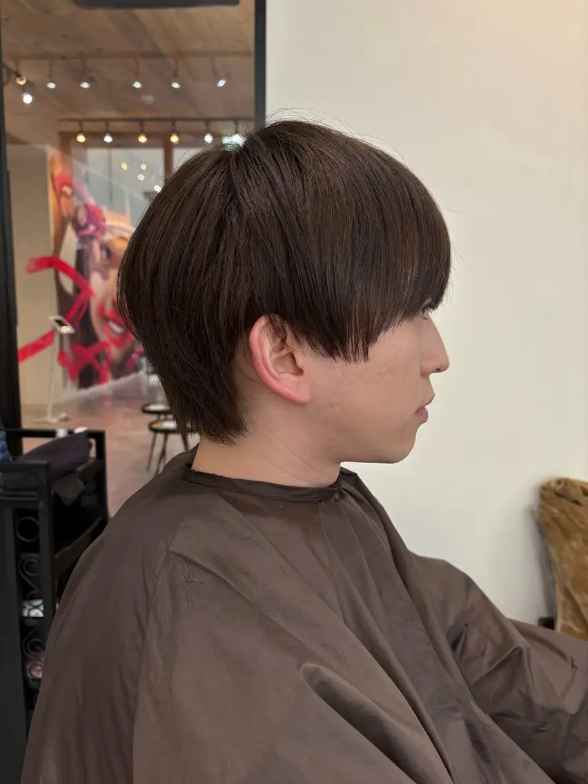 カラー メンズ マッシュ メンズショート カット ヘアカラー メンズカット クドウユウキのヘアスタイル