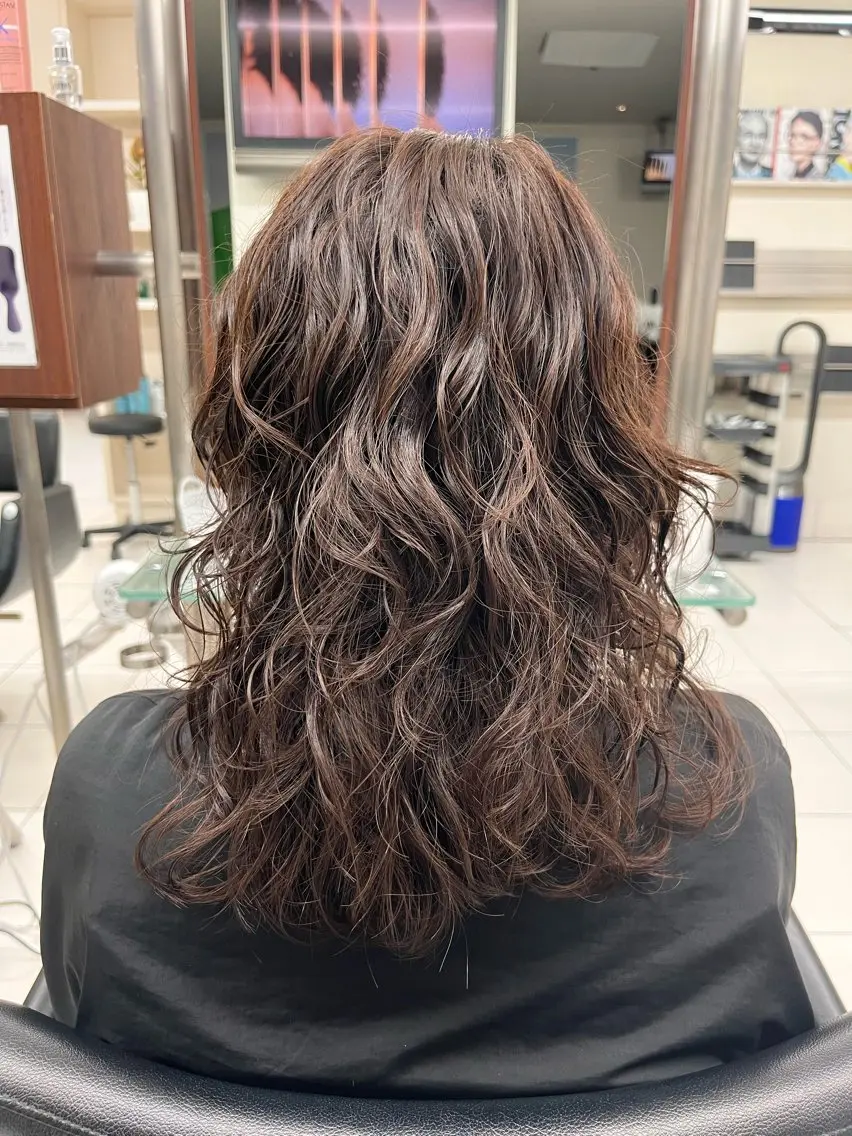 ロング パーマ 小野 達己のヘアスタイル