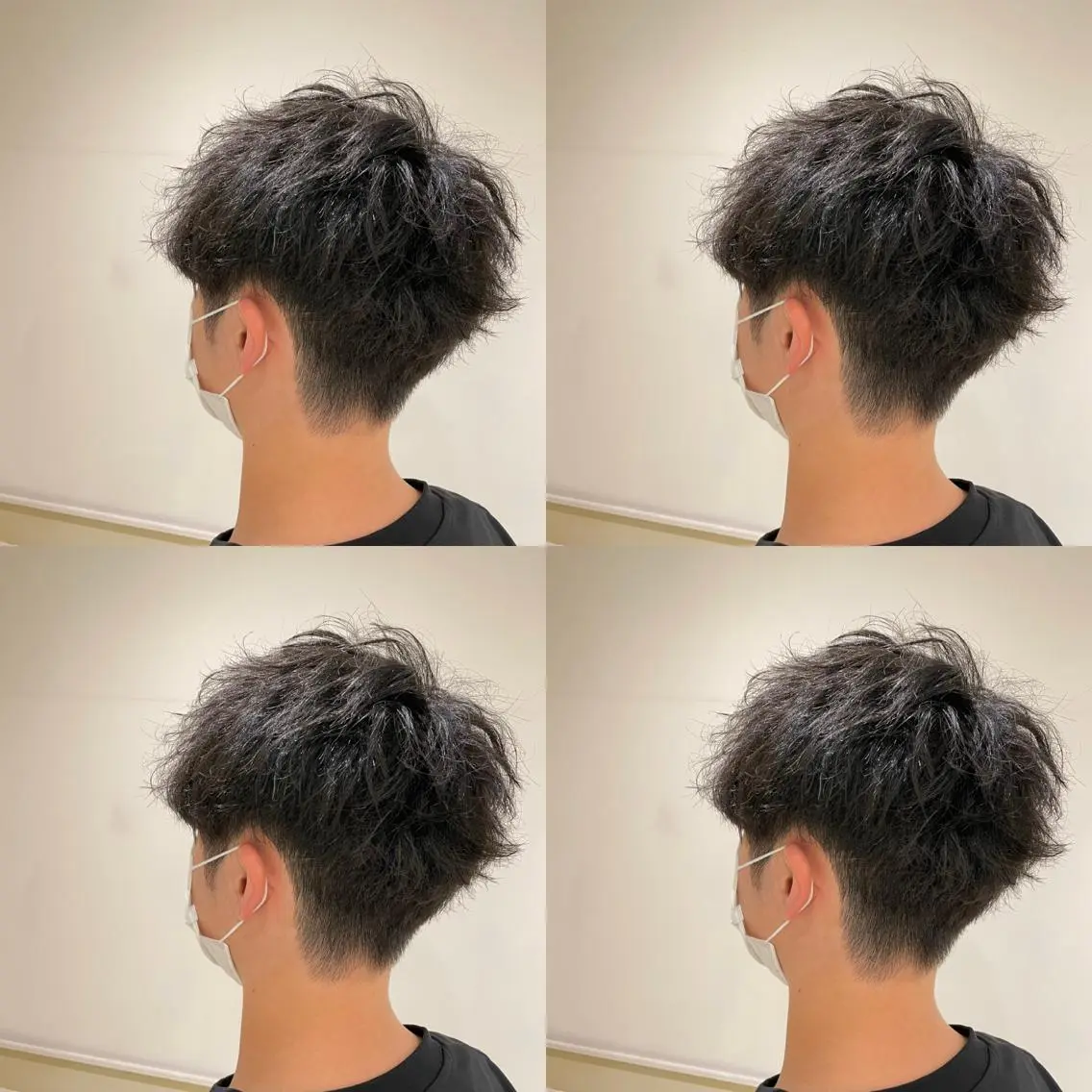 パーマ メンズ マッシュ メンズパーマ 刈り上げ 優真/難波で 1番パーマが上手いのヘアスタイル