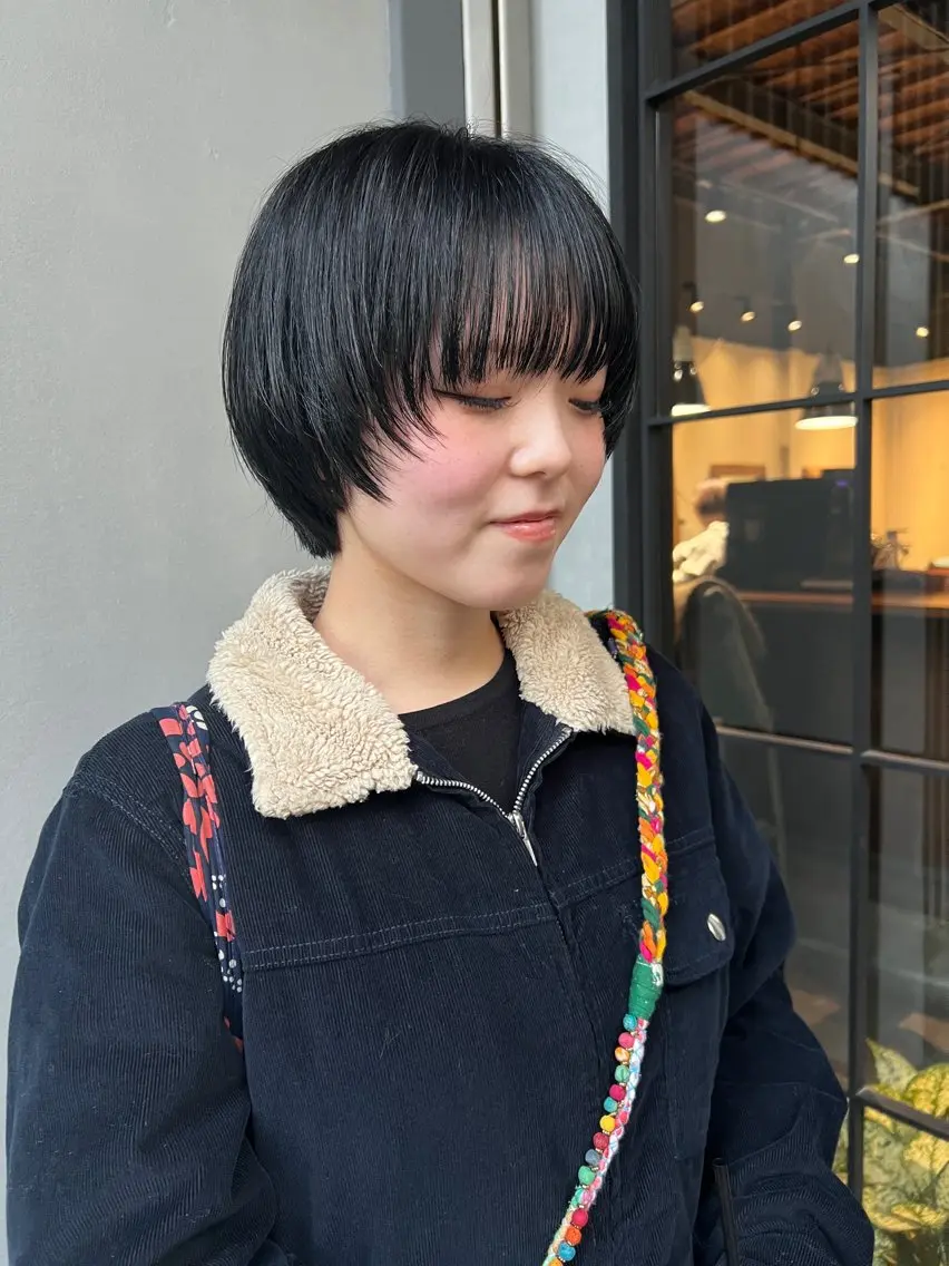 ショート レイヤーカット ショートヘア 大阪メンズパーマ /ショート/らいのヘアスタイル