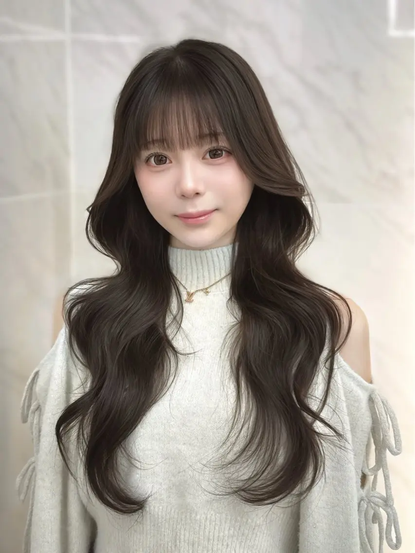 ロング カラー 小林 拳人のヘアスタイル