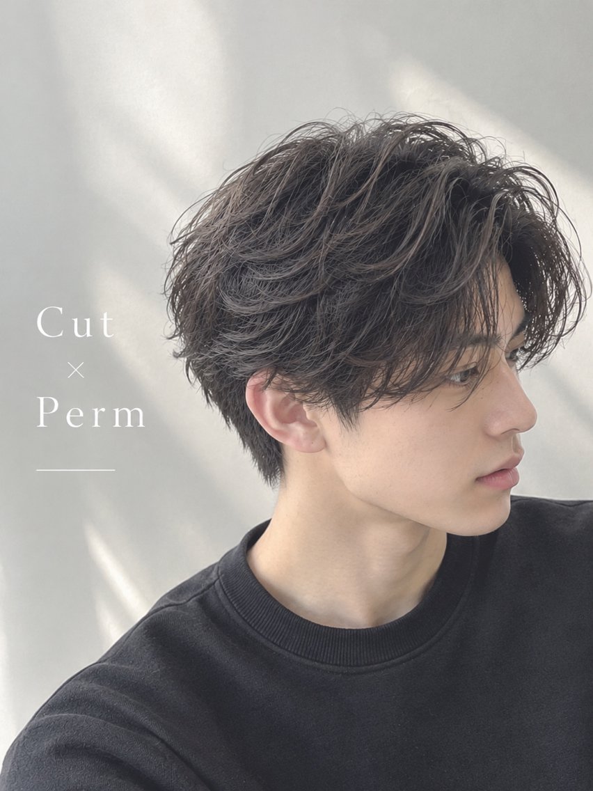 【メンズ限定🌟】メンズカット＋似合わせパーマ✨の写真