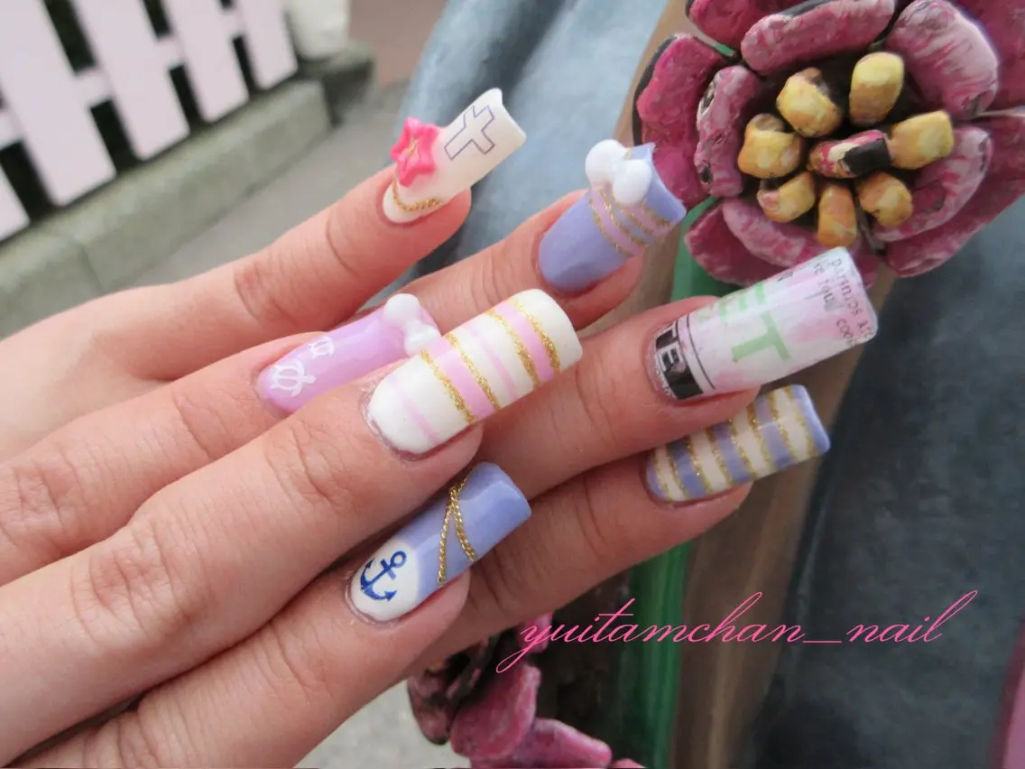 ネイル アートネイル yui ‪‪❤︎‬ NICO nailのネイルデザイン