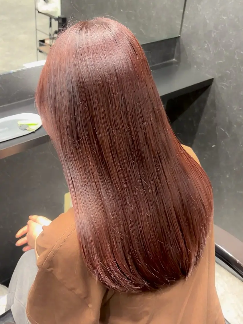 セミロング エクステ カラーモデル募集🐾 MINORIのヘアスタイル