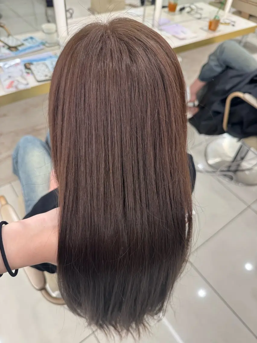 ロング カラー 天野 ひとみのヘアスタイル
