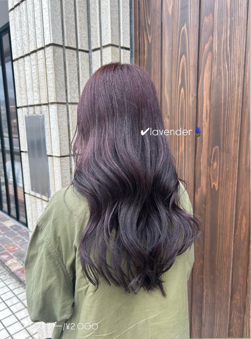 ロング カラー ブリーチ ブリーチなしカラー ヘアカラー 佐藤光華/JANU /カラーモデルのヘアスタイル