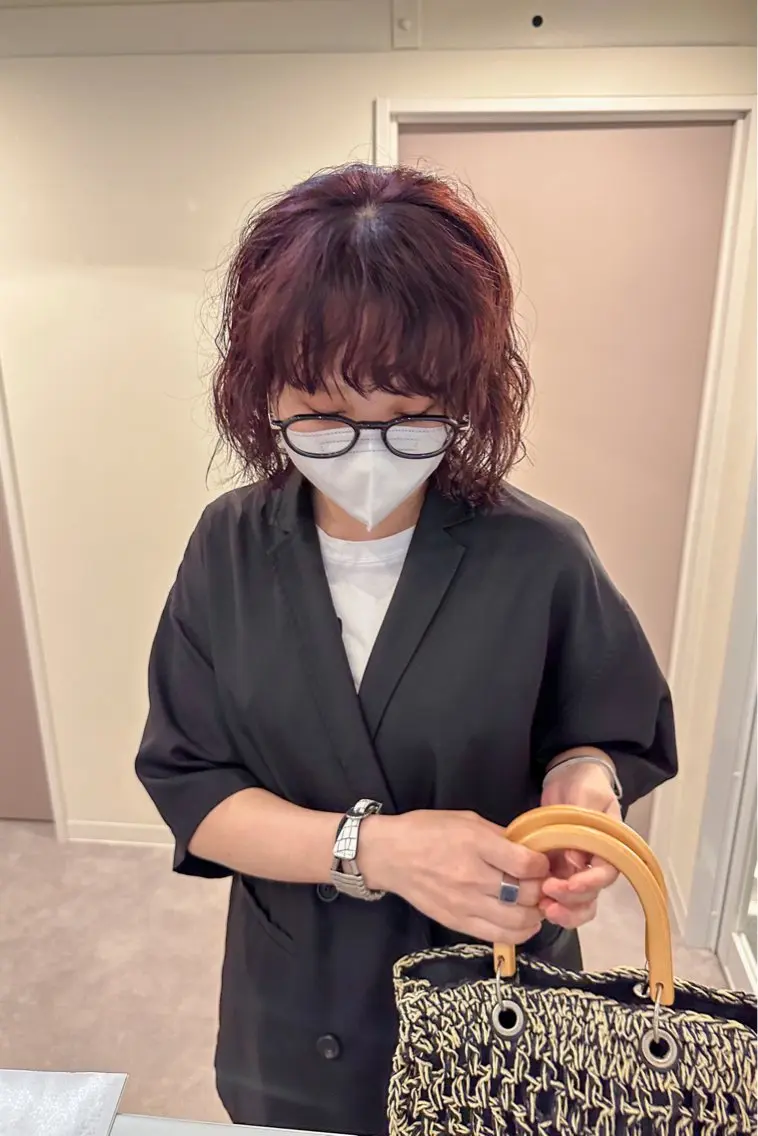 『kyon特別クーポン🩵』43%off 似合わせカット+透明感カラー+柔らかパーマ+トリートメント¥14980の写真