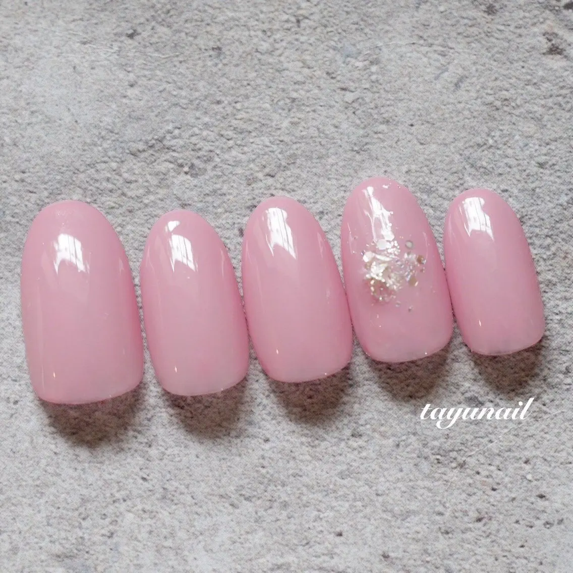 ネイル アートネイル ジェルネイル パラジェル シンプルネイル 夏ネイル ハンドネイル ネイルサロン 【たゆnail】のネイルデザイン