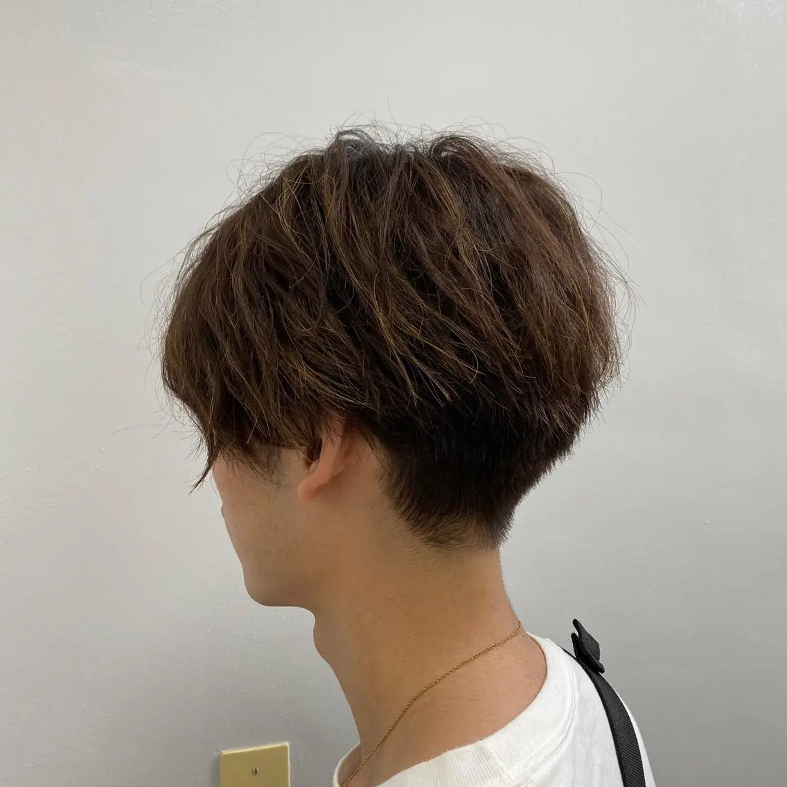 カラー パーマ ヘアアレンジ メンズ 韓国風ベージュ🤎 赤みなし🌿横浜🤎のヘアスタイル