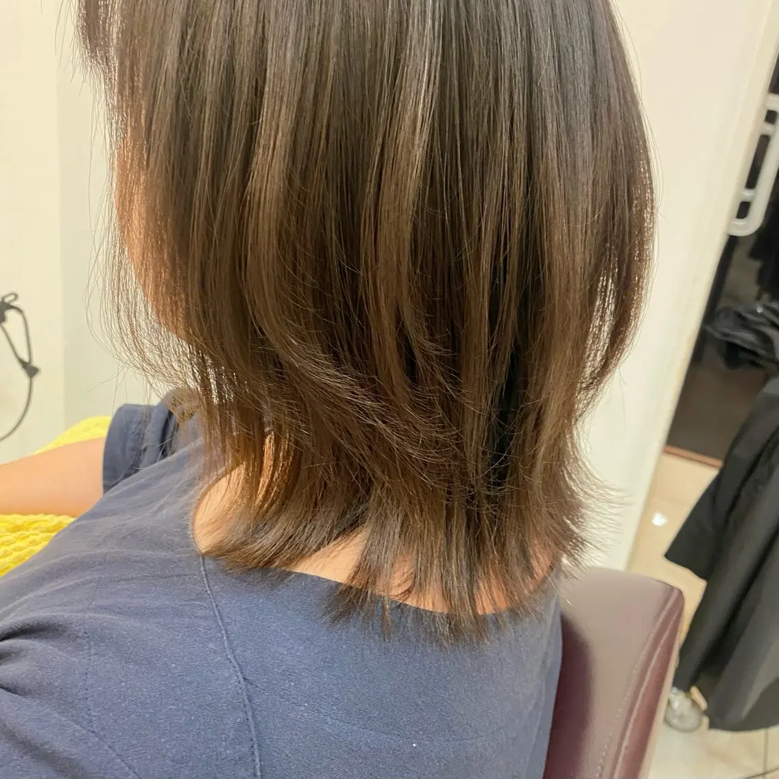 ミディアム くびれヘア 林 莉瑠のヘアスタイル